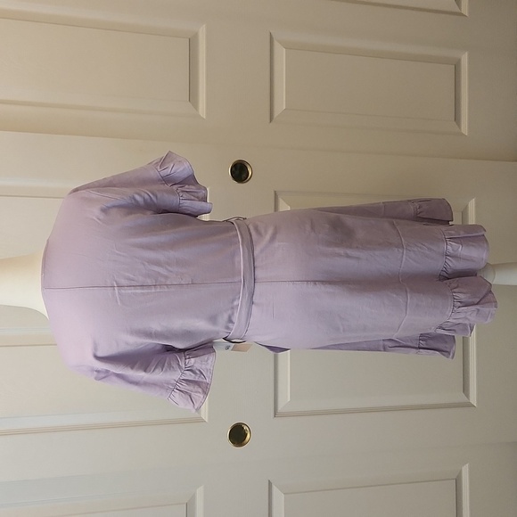 NWT Just Fab Orchid Ruffle Wrap Dress Size S - Picture 8 of 11